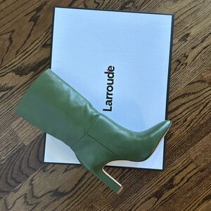 Larroude Cindy boot in olivine